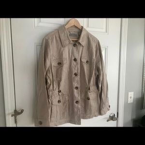 NWOT Liz Claiborne Lightweight Linen Jacket